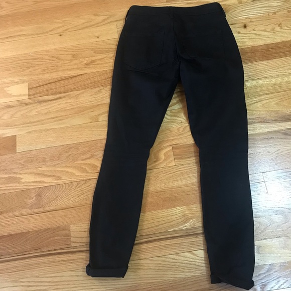 Topshop Moto Leigh Black Pants W25 L30 - Picture 6 of 6